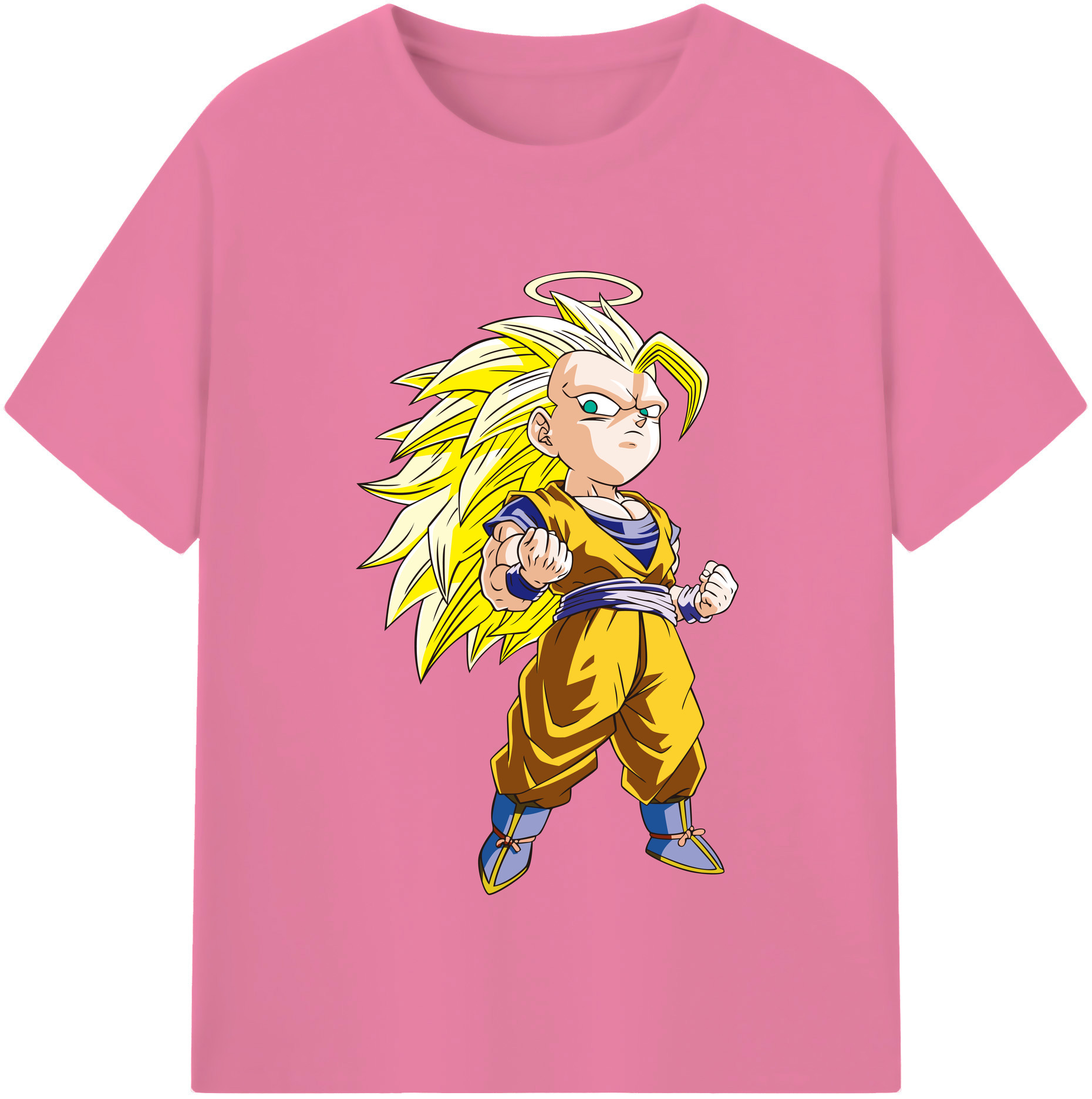 （画像用） ドラゴンボール 孫悟空（そん ごくう）Son Goku カカロット DRAGON BALL Kakarotto 綿100％半袖Tシャツ（フロントプリント）